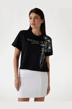 Guess T-Shirt Stampa Frontale