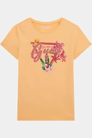 Guess T-Shirt Logo Triangolo Floreale