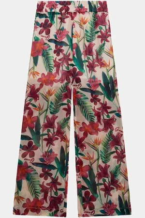 Guess Pantaloni In Chiffon