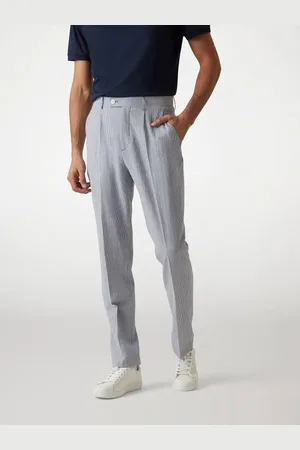 Guess Pantalone Gessato Marciano Misto Lino