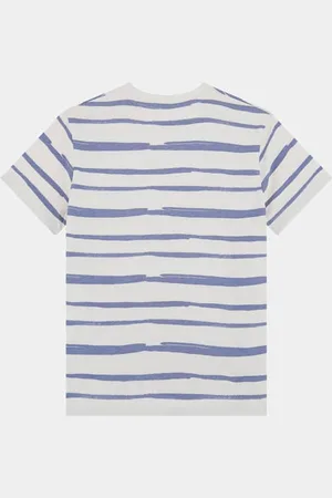 Guess T-Shirt A Righe All Over
