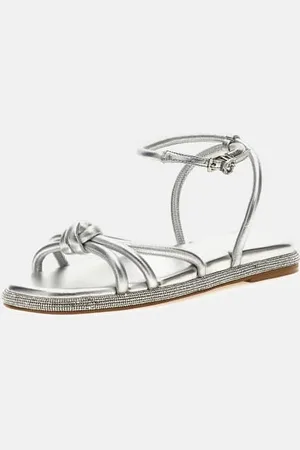 Guess Sandalo Slone Vera Pelle Laminata