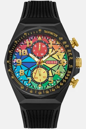 Guess Orologio Analogico Silicone 46 Mm