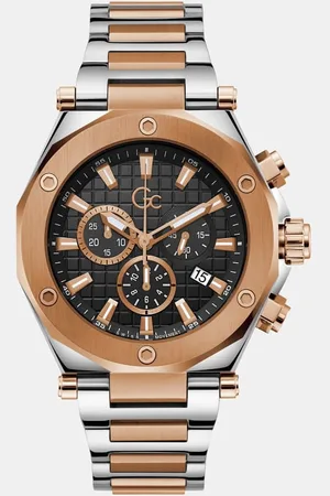 Guess Orologio Gc Cronografo In Acciaio