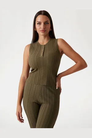 Guess Top In Maglia A Costine Marciano