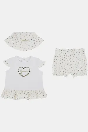 Guess Set Cappello A Secchiello, Body E Short