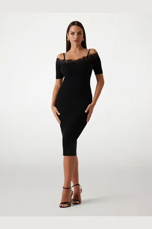 Guess Abito Midi A Costine Marciano
