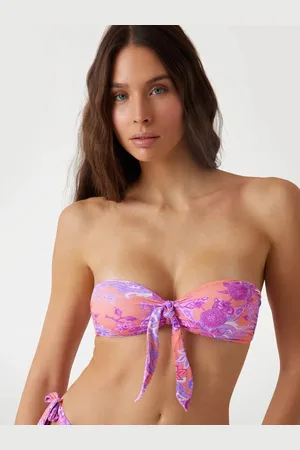 Guess Reggiseno Bikini A Fascia Con Nodo