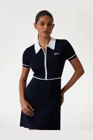 Guess Mini Abito Fit And Flare In Maglia