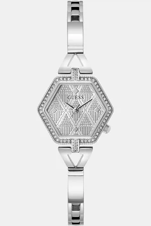 Guess Orologio Analogico Applicazione Cristalli