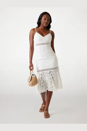 Guess Vestito Midi In Pizzo