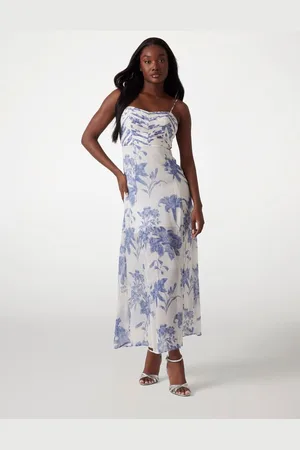 Guess Maxi Abito In Chiffon