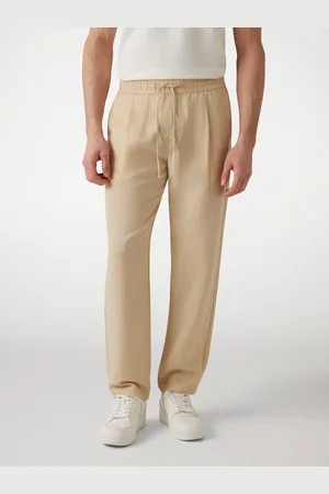 Guess Pantalone Jogger In Misto Lino Marciano