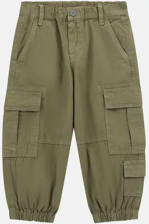 Guess Pantaloni Cargo In Popeline