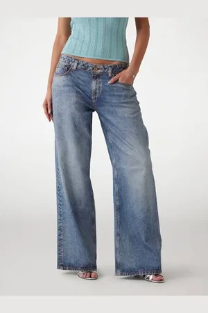 Guess Jeans Baggy A Vita Bassa Stampati