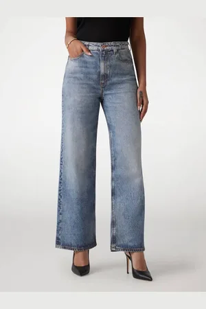 Guess Jeans Wide Leg Stampato