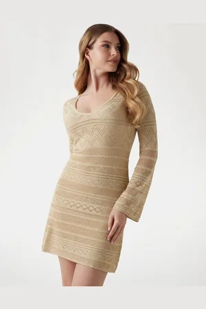 Guess Mini Abito Bodycon Traforato