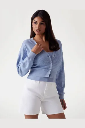 Guess Cardigan Cropped In Maglia