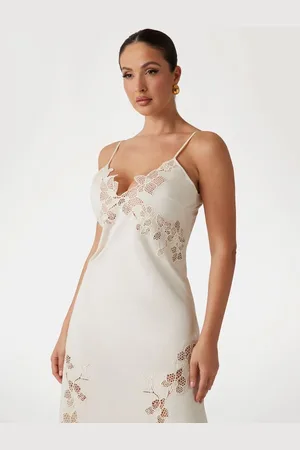 Guess Abito Lungo Con Ricami Marciano