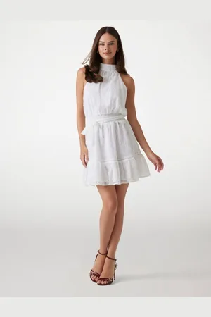 Guess Mini Abito Fit And Flare In Chiffon