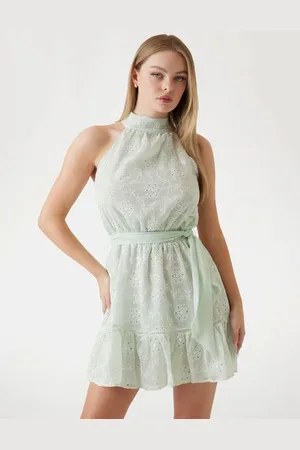 Guess Mini Abito Fit And Flare In Chiffon