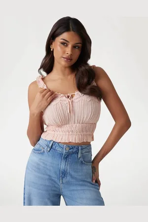 Guess Top In Garza Con Pizzo