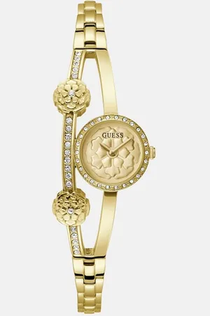 Guess Orologio Analogico Con Dettaglio Floreale