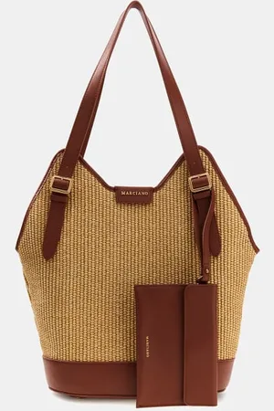 Guess Borsa Hobo In Rafia Marciano