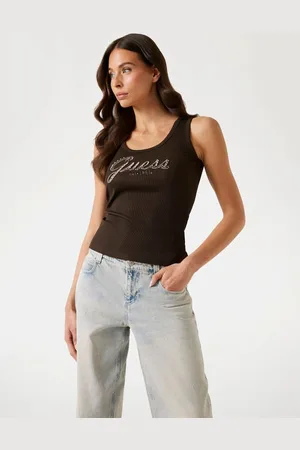 Guess Canotta Logo Ricamato