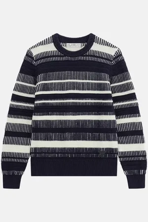 Guess Maglione A Righe Goffrate