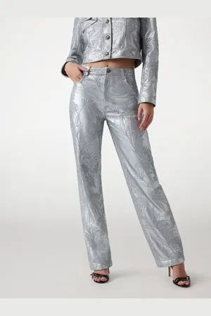 Guess Pantalone Similpelle Ricami