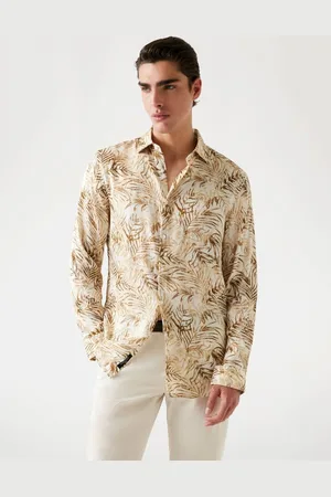 Guess Camicia Slim Con Stampa Marciano
