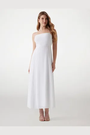 Guess Maxi Vestito In Viscosa