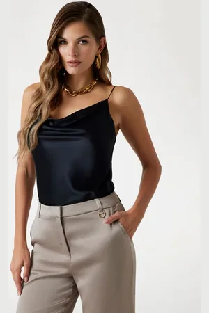Guess Canottiera Marciano In Misto Seta