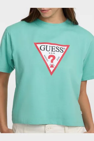 Guess T-Shirt Boxy Con Logo Iconico