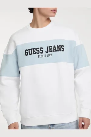 Guess Felpa Girocollo Con Riga Orizzontale