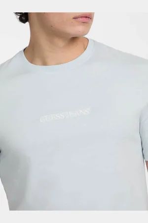 Guess T-Shirt Vestibilità Slim Con Logo Ricamato