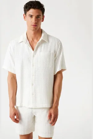 Guess Camicia Con Texture A Quadri