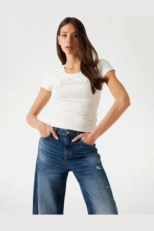 Guess T-Shirt Logo Ricamato