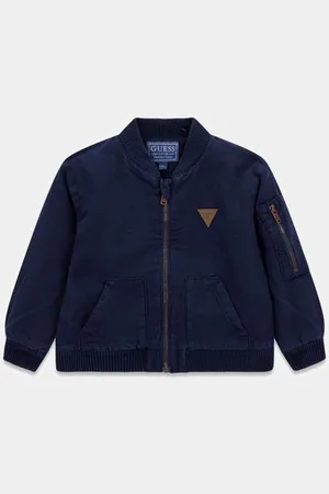 Guess Bomber Oversize In Misto Lino