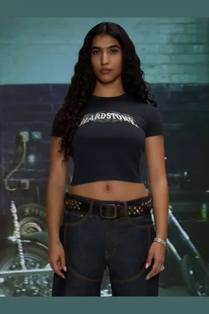 Guess T-Shirt Cropped Hardstone
