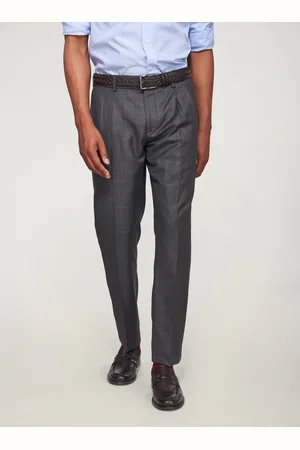 Gutteridge Pantaloni per abito a quadri in pura lana S110
