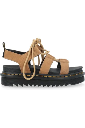 Dr. Martens Sandalo Dr Martens Nartilla in pelle nabuk color beige