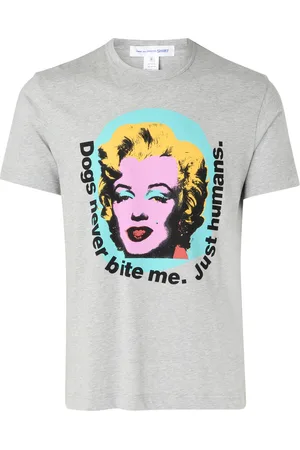 Comme des Garçons T-Shirt Comme Des Garçons Shirt Marylin Monroe grigia