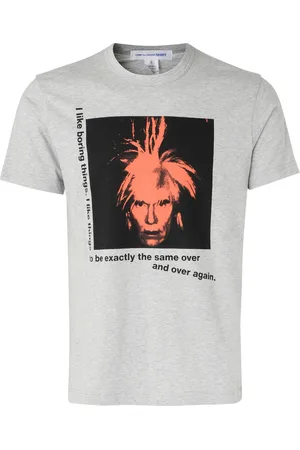 Comme des Garçons T-Shirt Comme Des Garçons Shirt Andy Warhol grigia