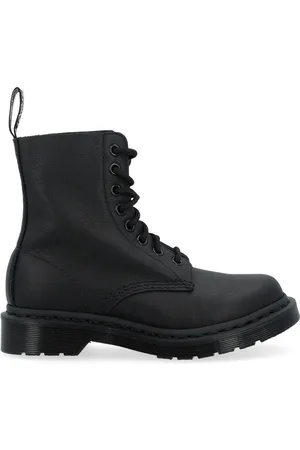 Dr. Martens Anfibio Pascal Mono in pelle martellata nera