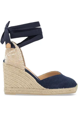 Castaner Espadrillas Castañer Chiara in tessuto colore blu
