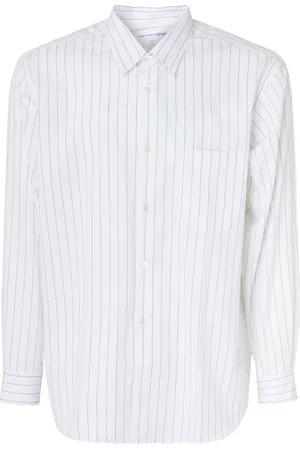 Comme des Garçons Camicia Comme Des Garçons Shirt bianca e blu navy