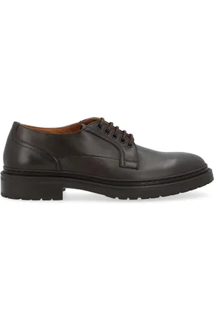 Dondup Stringata Derby in pelle colore marrone