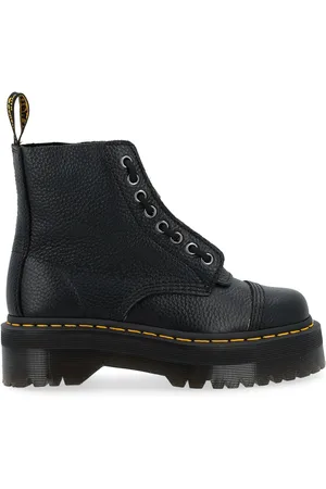 Dr. Martens Anfibio platform Sinclair da donna in pelle nera